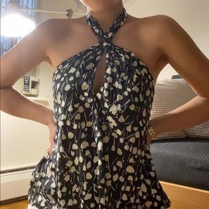 Printed Zara Halter Top